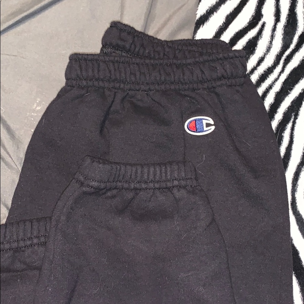 black champion sweatpants